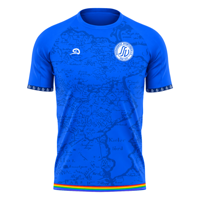 Blaues Suchsdorfer SV Heimtrikot